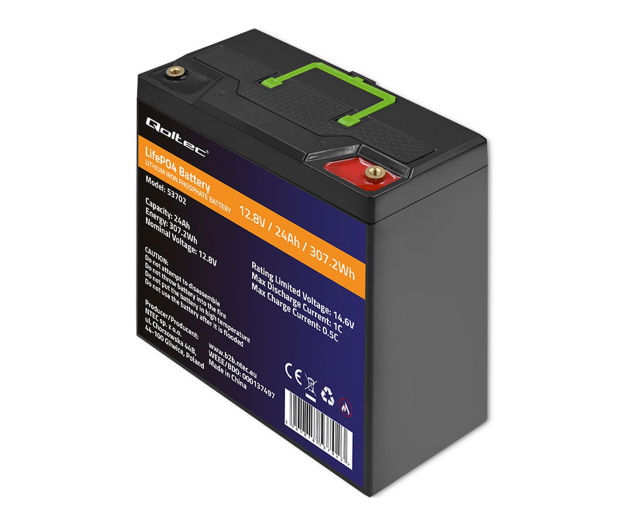 Qoltec Akumulator LiFePO4 12.8V/24Ah/307.2Wh - 1324558 - zdjęcie 4